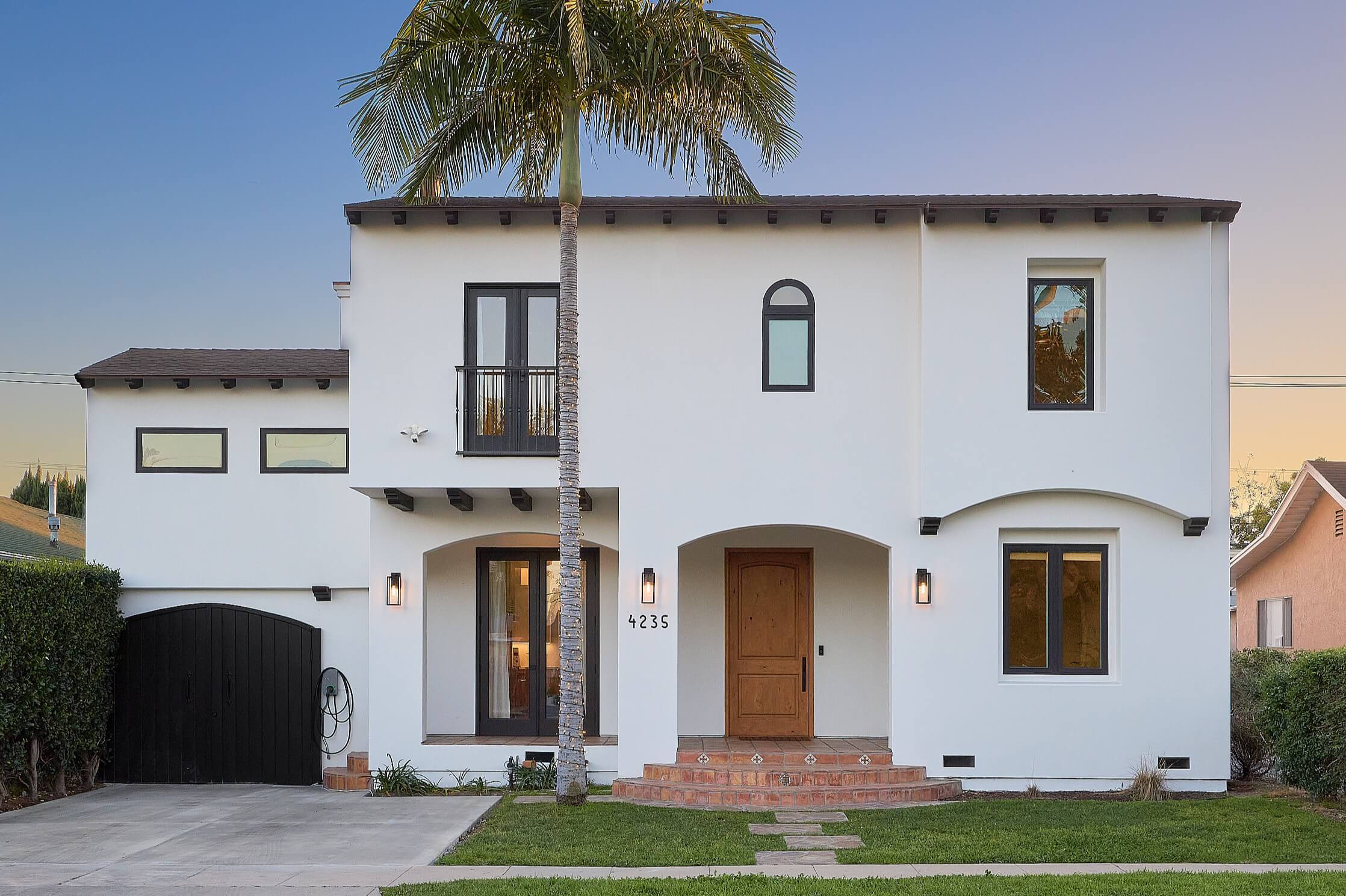 Mediterranean home remodel front after