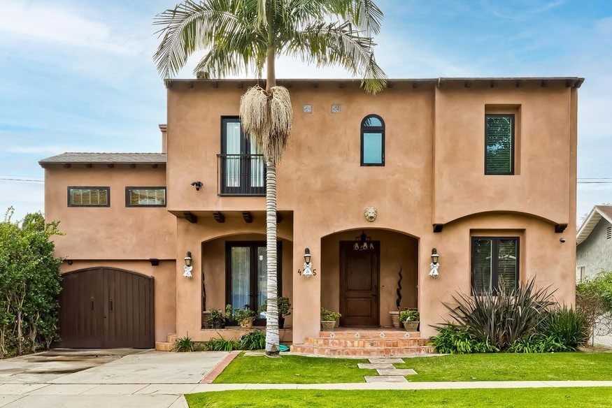 Mediterranean home remodel front before