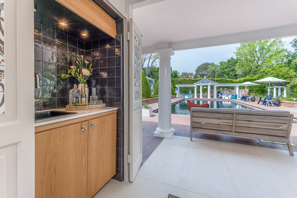Pasadena Showcase House 2023 Hidden Bar