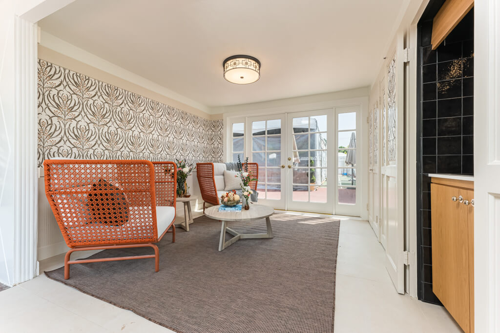 Pasadena Showcase House 2023 Patio lounge