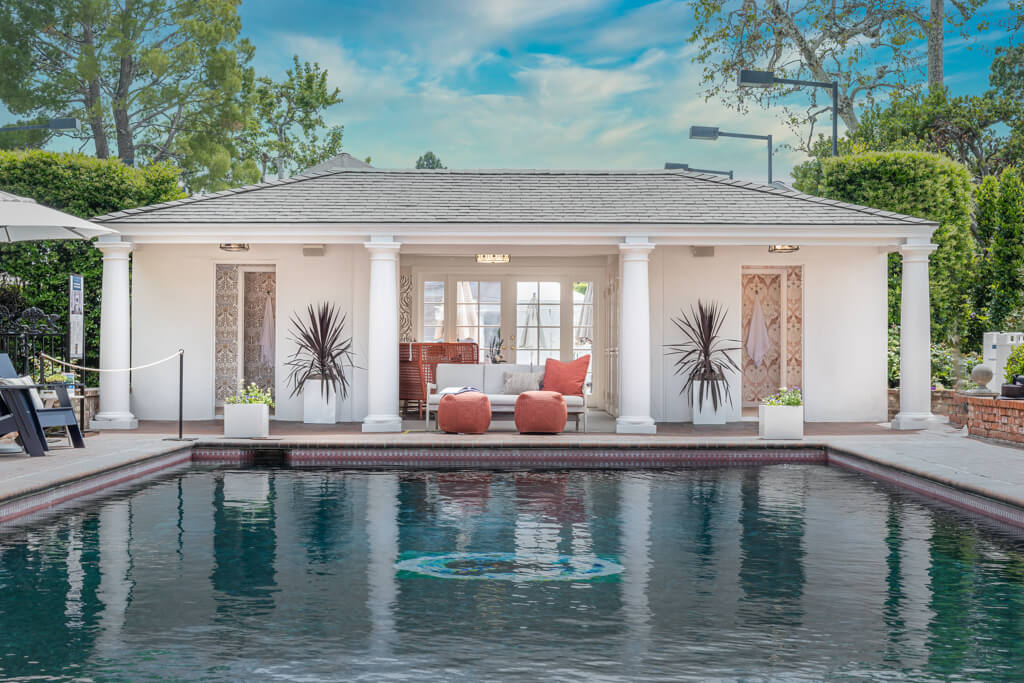 Pasadena Showcase House 2023 Pool house remodel