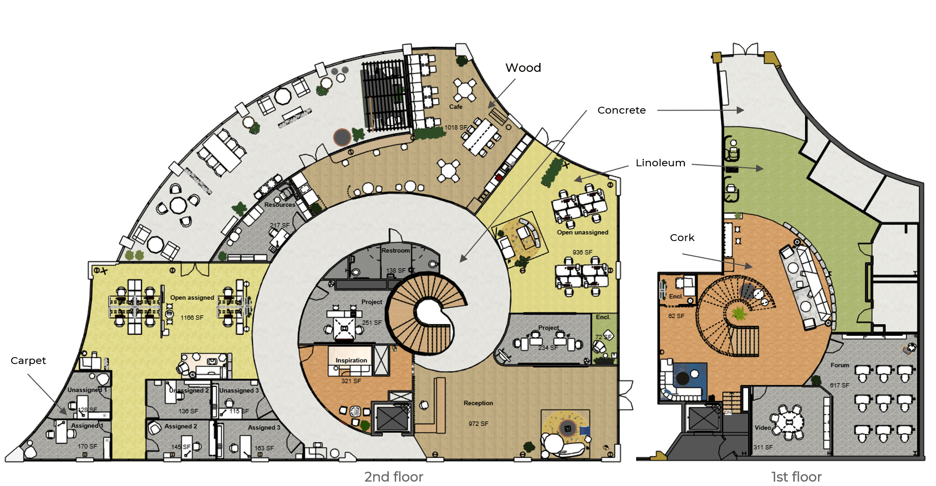 Next office Floor plans